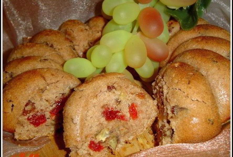 Постный кекс на отваре из яблок