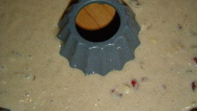 постный кекс на отваре из яблок