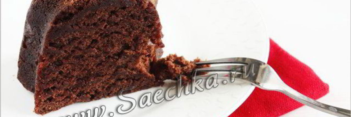 Постный кекс в микроволновке