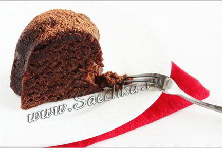 Постный кекс в микроволновке