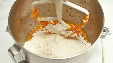 постный морковный кекс