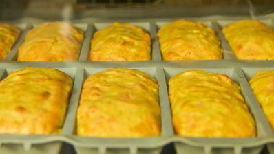 постный морковный кекс