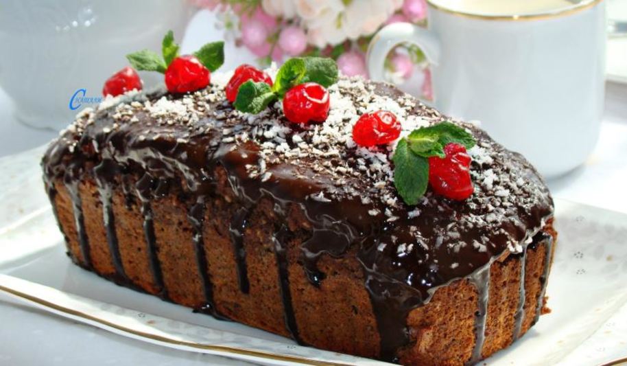 Рецепт постного свекольного кекса с вишней