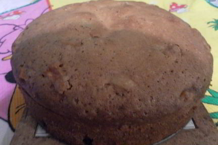 Постный яблочный кекс