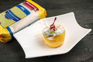 Рисовые кексы с ананасом