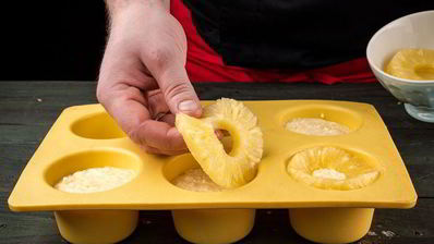 рисовые кексы с ананасом