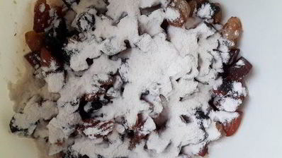 рождественский кекс с коньяком, цукатами и сухофруктами