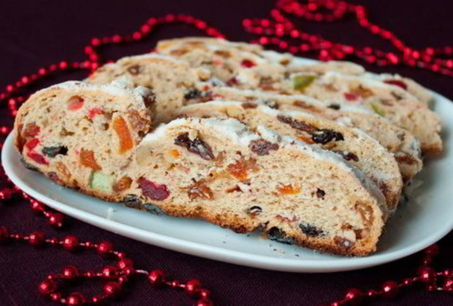 Рождественский Штоллен на дрожжевом тесте