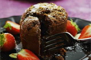 Шоколадно-имбирный кекс