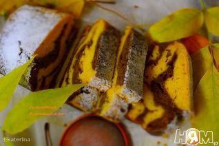 Шоколадно-тыквенный кекс