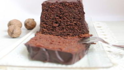 шоколадный кекс на минеральной воде