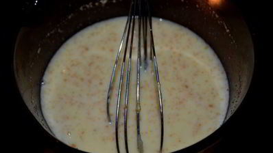 сметанный кекс с маком и белым цитрусовым ганашем