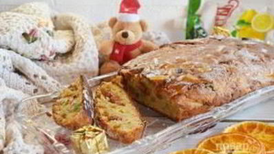 традиционный рождественский штоллен