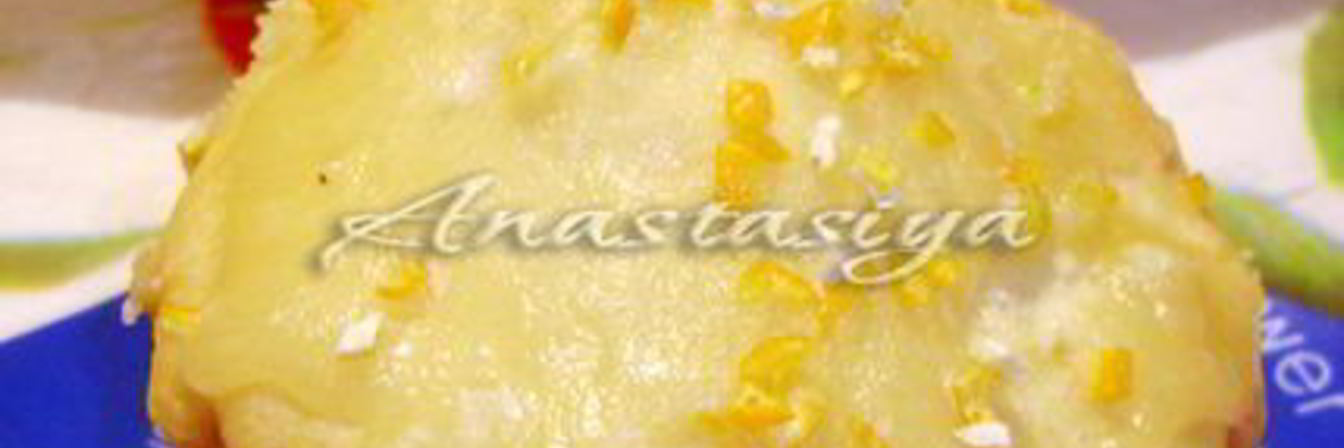 Цитрусовые кексы с тыквой на манке