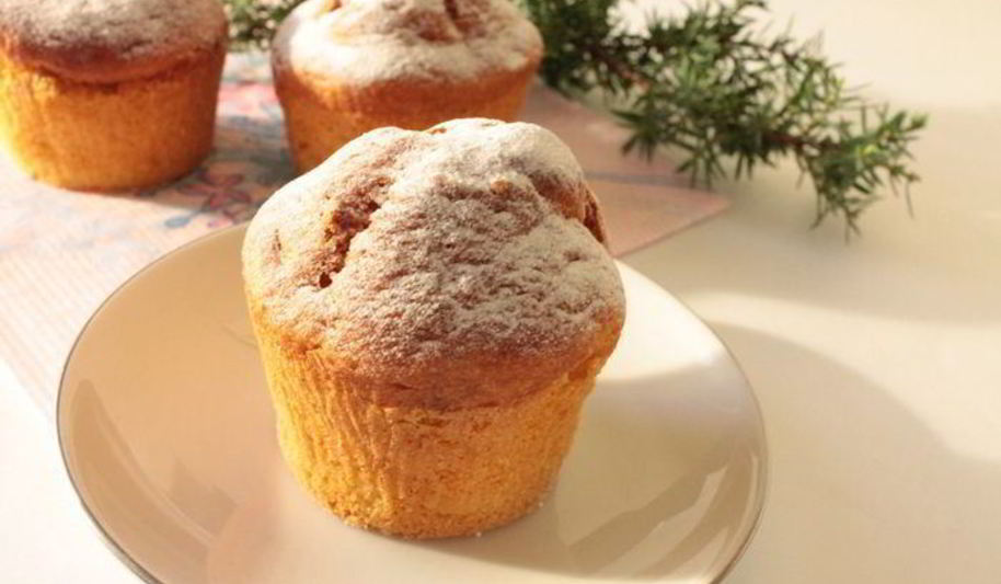 Рецепт творожных кексов с кукурузной мукой