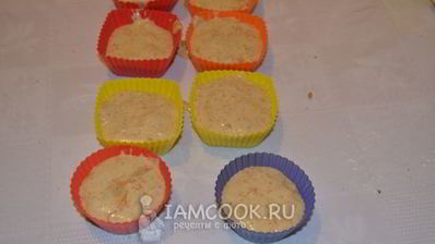 тыквенные кексы с ореховыми крошками