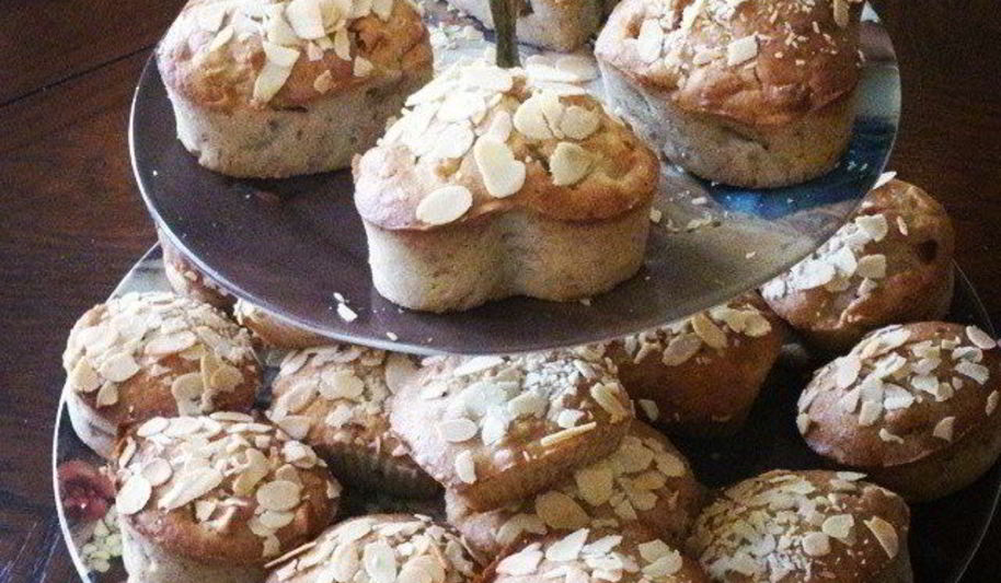 Рецепт яблочно-банановых кексы