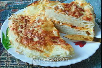 Хачапури из лаваша