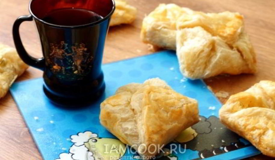 Рецепт хачапури из слоеного теста