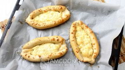 хачапури лодочки с яйцом