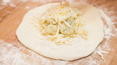 хачапури с картошкой и сыром