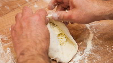 хачапури с картошкой и сыром