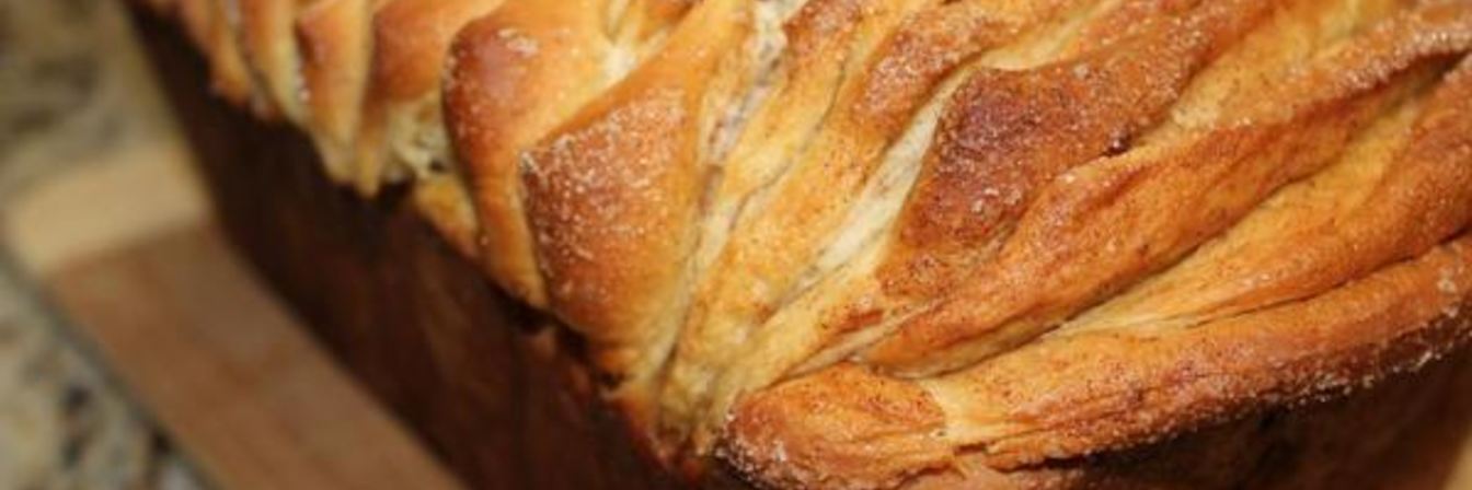 Апельсиновый хлеб — гармошка с изюмом