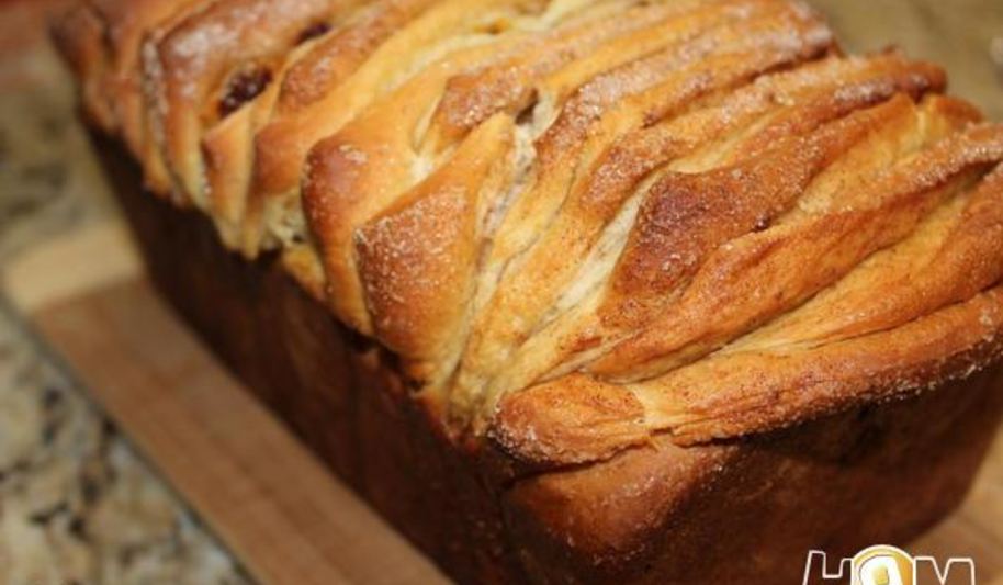 Рецепт апельсинового хлеба — гармошки с изюмом
