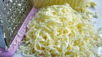 багет с сыром и чесноком