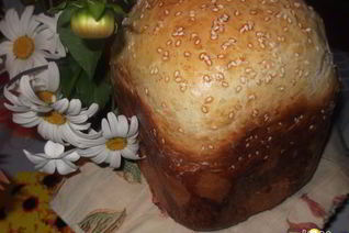 Белый хлеб с чесноком и укропом