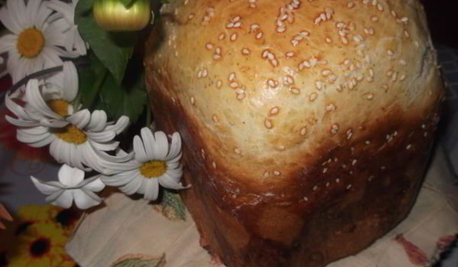 Рецепт белого хлеба с чесноком и укропом