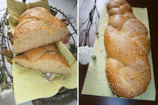 Белый хлеб с медом и имбирем