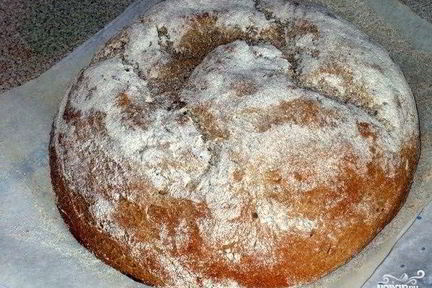 Черный хлеб в духовке