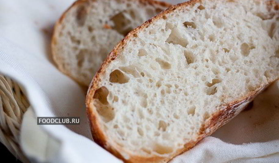 Рецепт чиабатты без замеса