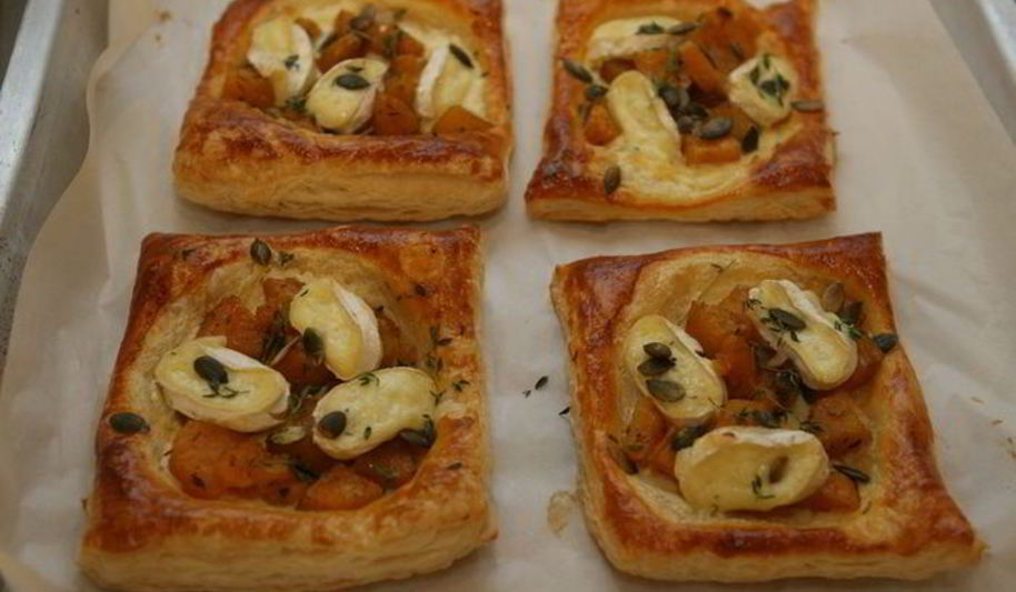 Рецепт галет со сладким картофелем и сыром пеше-миньон