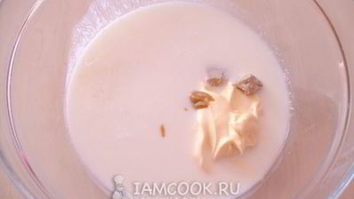 хлеб на кефире с горчицей и майонезом