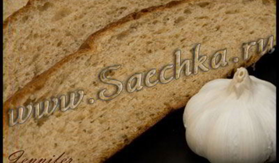 Рецепт хлеба с чесноком и петрушкой