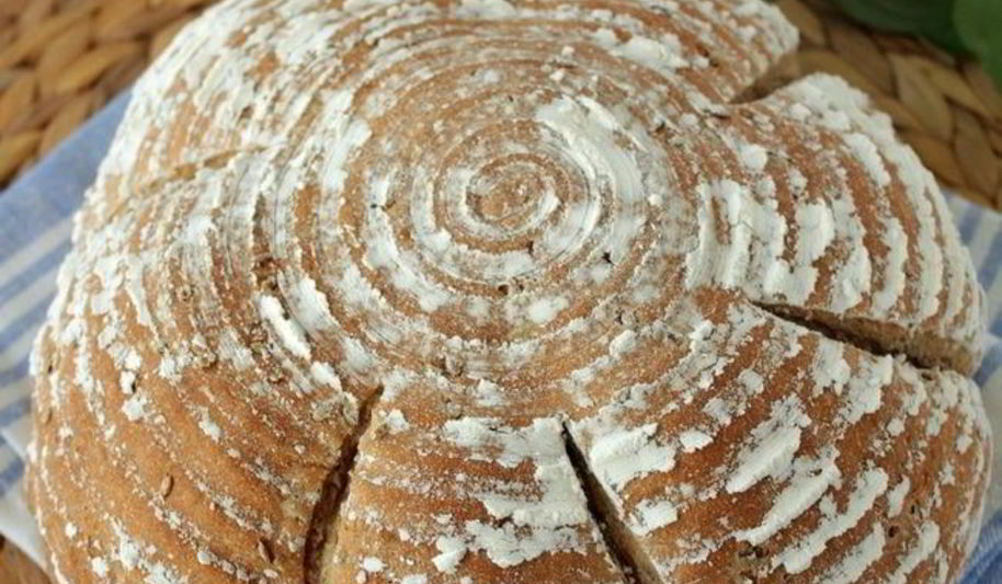 Рецепт хлеба с цельнозерновой мукой и семенами льна