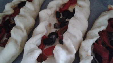 хлеб с вялеными перцами