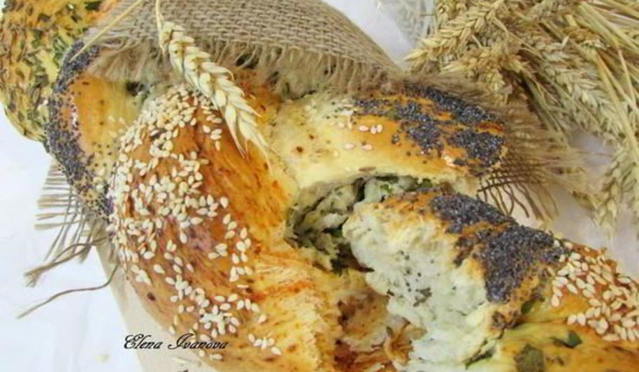 Рецепт хлеба с зеленью и красным перцем