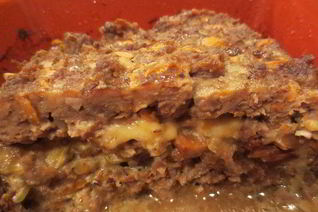 Мясной хлеб с грибами