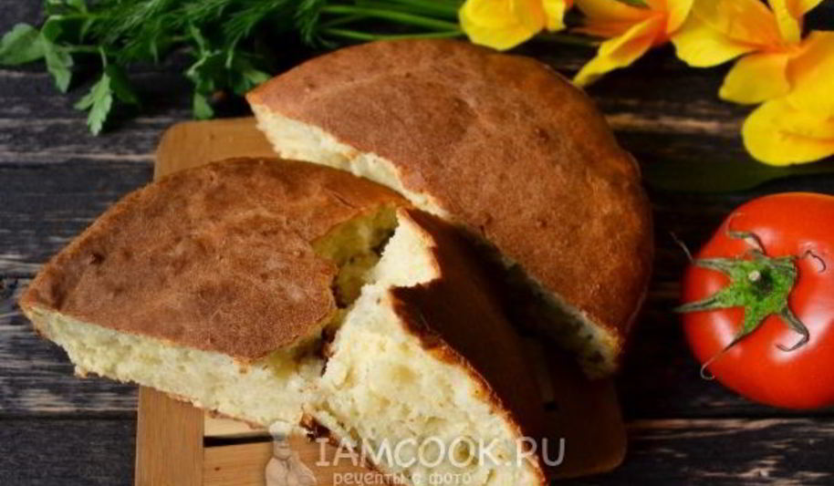 Рецепт пирога-хлеба на скисшем молоке