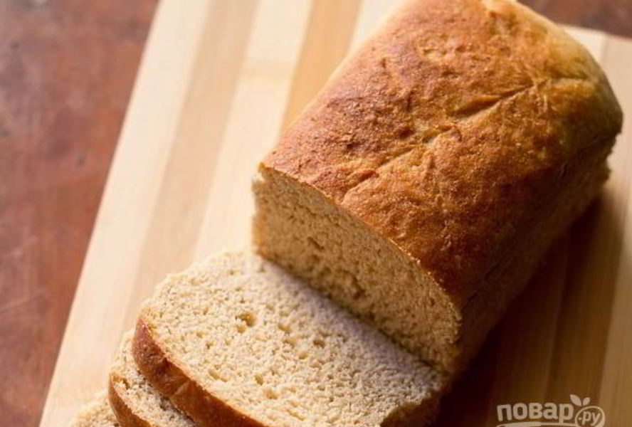 Пшеничный хлеб в духовке