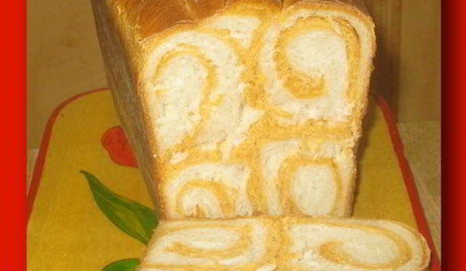 Рецепт рулетного узорного хлеба