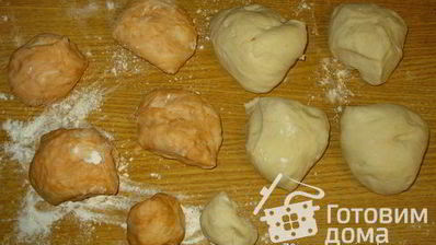 рулетный узорный хлеб