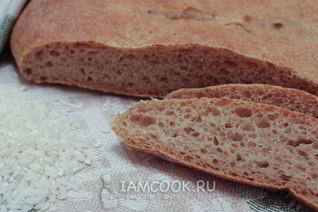 Ржаной хлеб на рисовом отваре