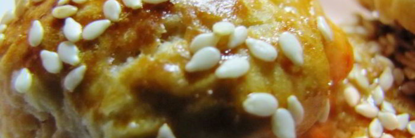 Сконы банановые с кунжутом