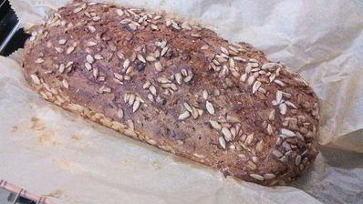 цельнозерновой спельтовый хлеб на кефире