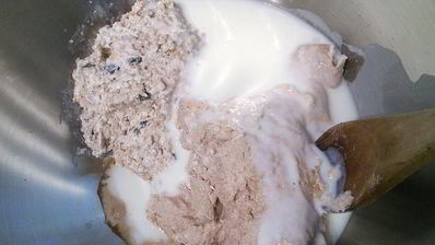 цельнозерновой спельтовый хлеб на кефире