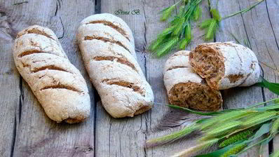 цельнозерновые мини-багеты без соли